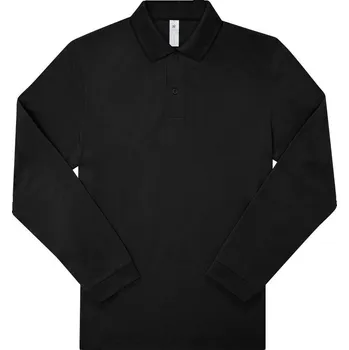 Pánské tričko Piqué polo s dlouhým rukávem z těžké bavlny My Polo 210 LSL black XXL