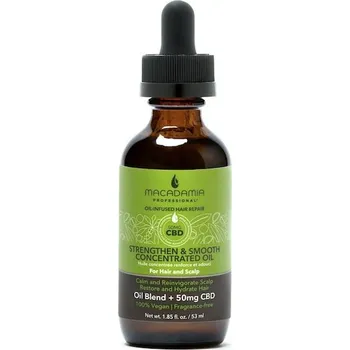 Kosmetika Macadamia Posilující a vyhlazující olej na vlasy (Strenghthen & Smooth Concentrated Oil) 53 ml + 2 měsíce na vrácení zboží