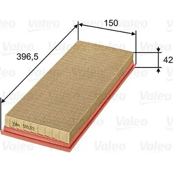 Vzduchový filtr Vzduchový filtr VALEO 585093