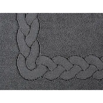 Utěrka Dreamy Linens Koupelnová předložka froté, tmavě šedá Dreamy Linens