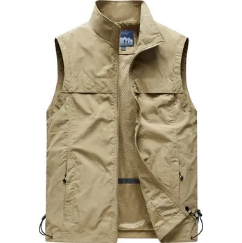 Pánská softshellová bunda Pánská vesta DIMU260 Barva: Khaki, Velikost: XL