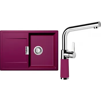 Granitový dřez Set Schock S6-6 (dřez Mono D-100S Berry + baterie SC-540 Berry)