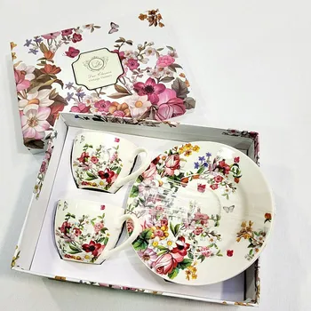 Dárková krabička PARAMIT Šapo set VINTAGE FLOWERS set 2 kusy 90 ml