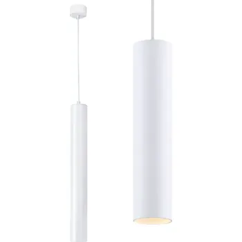 Stojací lampa ZÁVĚSNÁ LED LAMPA TRUBKA BÍLÁ ZD74J