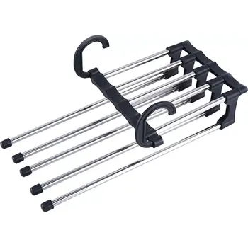 Věšák VÝSYUVNÝ VĚŠÁK NA KALHOTY 5 RAMEN AG434