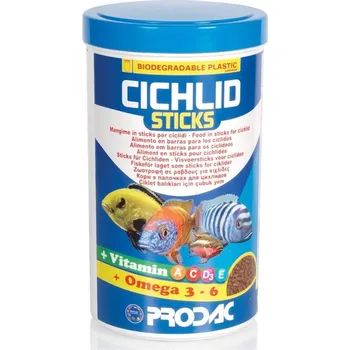 Krmivo pro rybičky Prodac Cichlid Sticks, 450 g