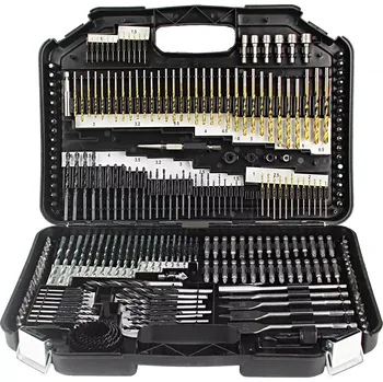 Sada nářadí VELKÁ SADA VRTÁKÚ A BITÚ, KLIČE 246KS V KUFRU NA KOV DŘEVO BETON M22330