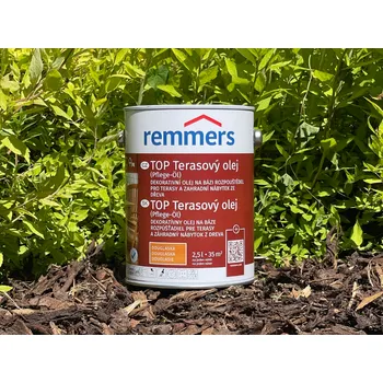 barva a nátěr na dřevo Remmers Top terasový olej douglasie 2,5 l