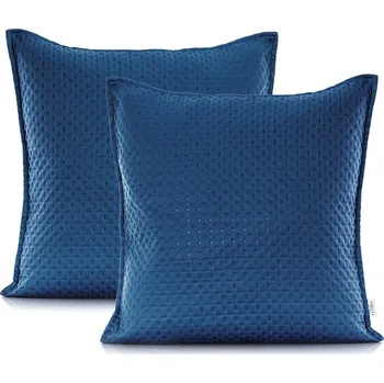 Povlak na dekorativní polštářek Povlaky na polštáře AmeliaHome Carmen tmavě modré, velikost 45x45*2