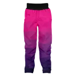 WAMU Softshellové kalhoty dětské MOZAIKA fialová vel. 140-146