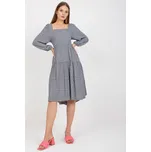 ZULUNA Vzorované šaty modré Velikost: L/XL