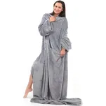 Deka s rukávy DecoKing Lazy ocelová, velikost 170x200