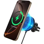 Spigen OneTap Pro 4 MagSafe Car Mount Charger, black - Wireless / Air Vent