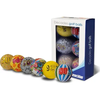 Golfový míček Longridge Decades golfové míčky, 6ks