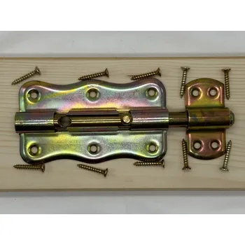 Tesařské kování Domax Zástrč s kulatým jezdcem 120x60 mm