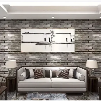 Tapeta Tapeta v roli 280 x 50cm - šedá cihla