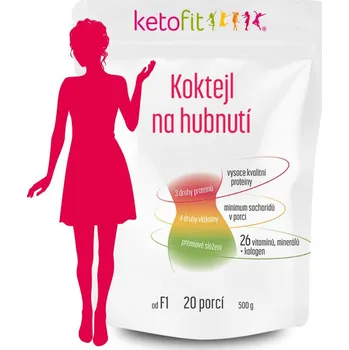 Keto dieta Proteinový koktejl Ketofit - 20 porcí