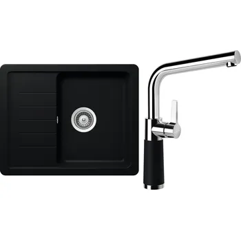 Granitový dřez Set Schock S1-6 (dřez Toledo D-100XS Puro + baterie SC-540 Puro)