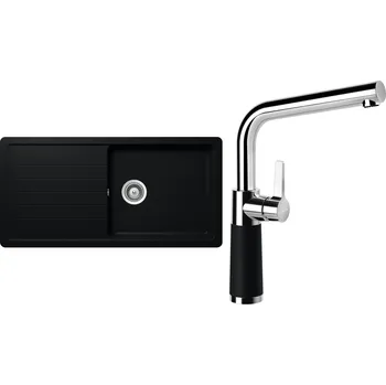 Granitový dřez Set Schock S3-6 (dřez Toledo D-100L Puro + baterie SC-540 Puro)