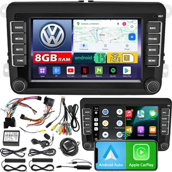 Autorádio RÁDIO NAVIGACE NCS ZV7 ANDROID VW TIGUAN 2007-2016 8GB RAM LTE BT