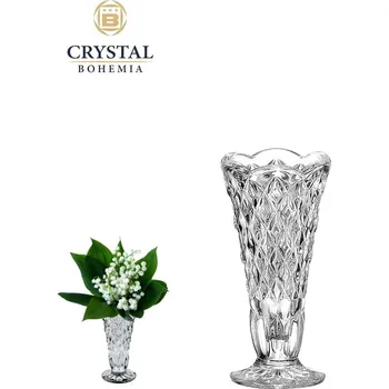 Váza Crystal Bohemia, Poděbrady Váza na dýnku 12 cm Diamond classic