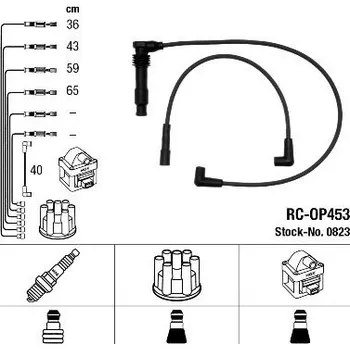 Zapalovací kabel Sada kabelů pro zapalování NGK 0823