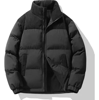 Pánský zimní kabát Pánská zimní bunda ND816 Barva: Černá, Velikost: 4XL