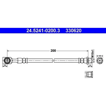 Brzdová hadice Brzdová hadice ATE 24.5241-0200.3