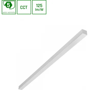 LED panel LED lineární design svítidlo přisazené-závěsné 50W 6250 lm CCT change, bílé, záruka 5 let