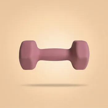 GymBeam Neoprenová jednoručka Hex - BeastPink 4 kgrůžová