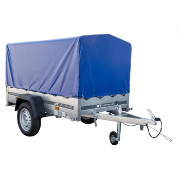 Přívěs Garden Trailer 200 KIPP s rámem H-800 a modrou plachtou