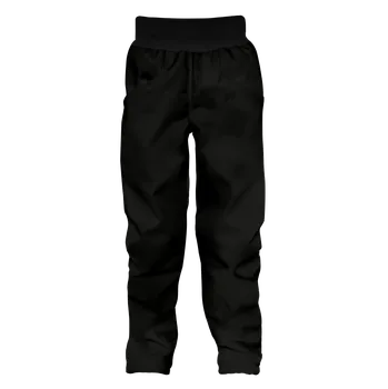 WAMU Softshellové kalhoty dětské KLASIK černá vel. 110-116