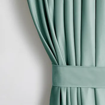 Závěs Závěs AmeliaHome Velvet 140x245 cm mátový, velikost 140x270