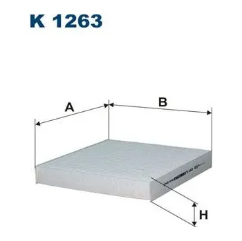 Ventilátor topení a klimatizace Filtr, vzduch v interiéru FILTRON K 1263