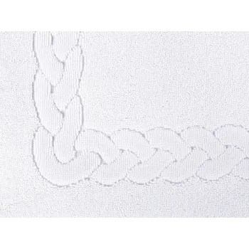 Utěrka Dreamy Linens Koupelnová předložka froté, bílá Dreamy Linens