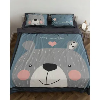 Povlečení Sametové Povlečení 160x200 s prostěradly polštáře 50x70 4 kusy