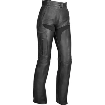 Moto kalhoty Kalhoty MBW DORA - černé dámské kožené kalhoty na motorku - 40