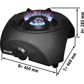 Sporák G.Gastro Mobilní čínský wok - O 460 mm (10 kW)