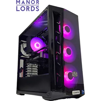 Stolní počítač Compik Herní PC AMD Ryzen 9 9900X/ 32GB DDR5/ Nvidia RTX 4060Ti / 2TB NVME SSD/ 650W