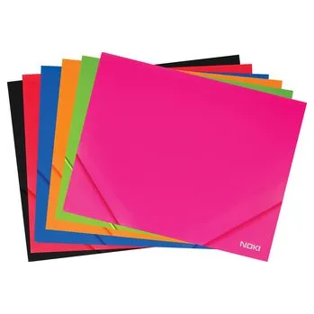 Archivační box Noki, Tříchlopňové desky, PP, A4, oranžová