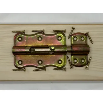 Tesařské kování Domax Zástrč s kulatým jezdcem 100x60 mm