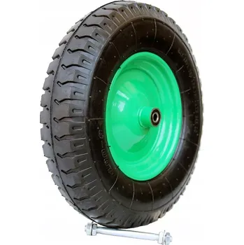Pojezdové kolečko KOLO KÁRKA KOLEČKO VOZÍK NAFUKOVACÍ S HŘÍDELÍ 4"/ R4