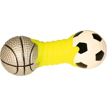 Hračka pro psa Hračka pro psy vinylová - činka Sports 14,5 cm