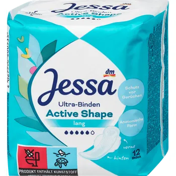 Menstruační vložka Jessa dámské vložky dlouhé Active Shape