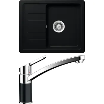 Granitový dřez Set Schock S1-3 (dřez Toledo D-100XS Puro + baterie SC-90 Puro)