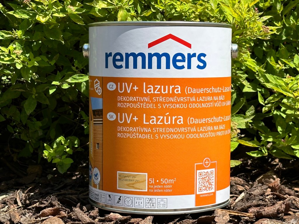 Remmers UV+ lazura bezbarvá 5 l