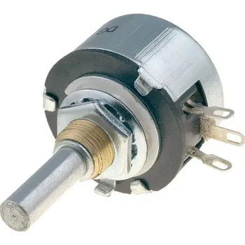 Potenciometr Potenciometr DG106 2W drátový, Odpor: 100R