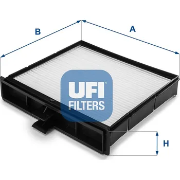 Ventilátor topení a klimatizace Filtr, vzduch v interiéru UFI 53.106.00