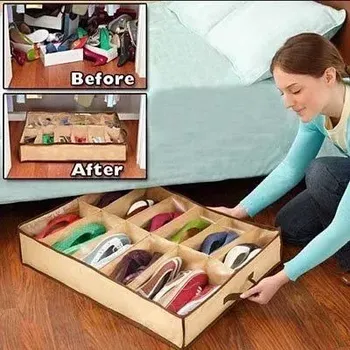 Úložný box ORGANIZER NA BOTY ÚLOŽNÝ BOTNIK POD POSTEL