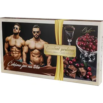 Cukrovinka Excellent pralines pro ženu 165 g – Čekáme jen na tebe